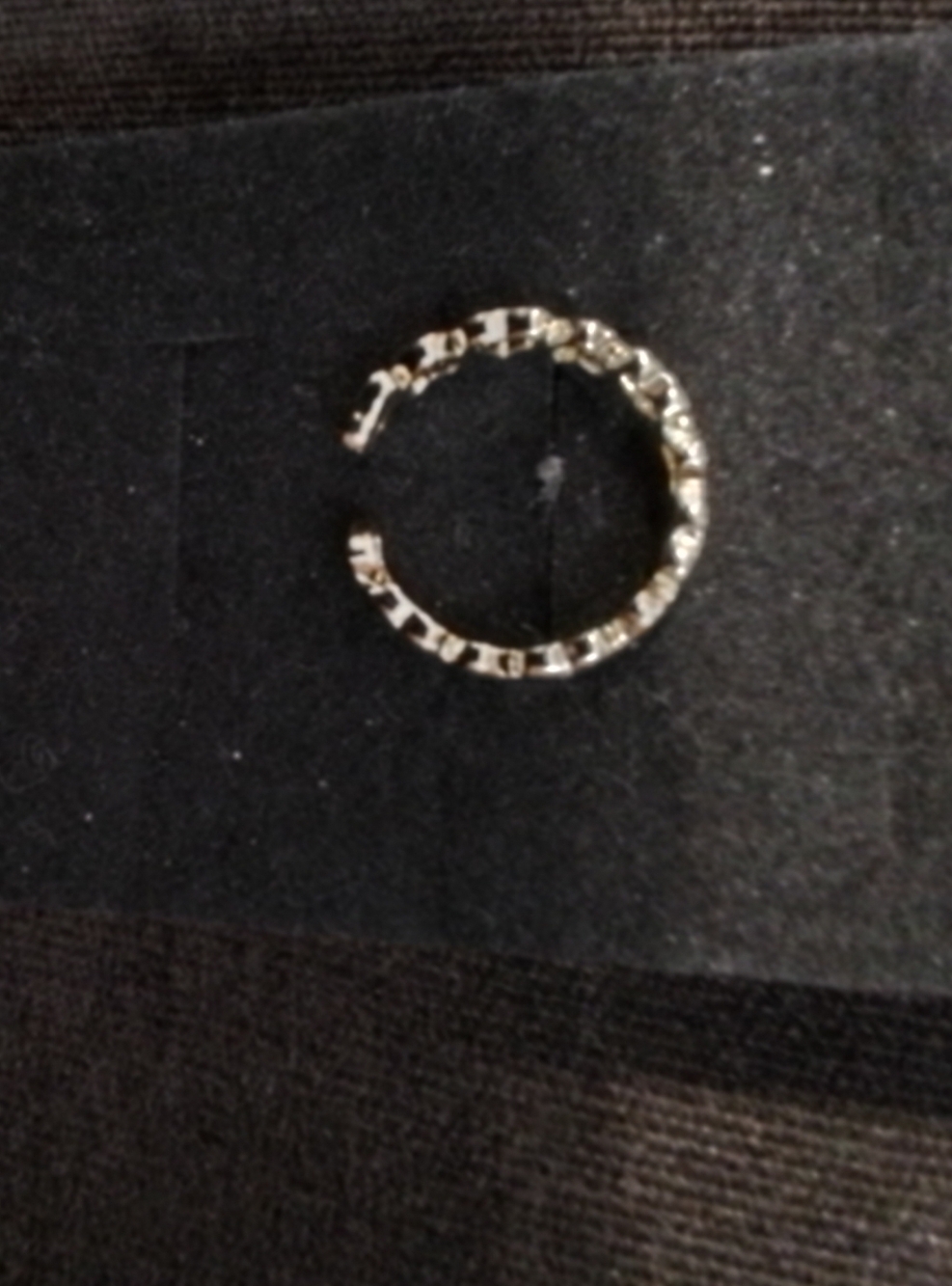 Gold Heart Chain Toe Ring - Picture 4 of 4